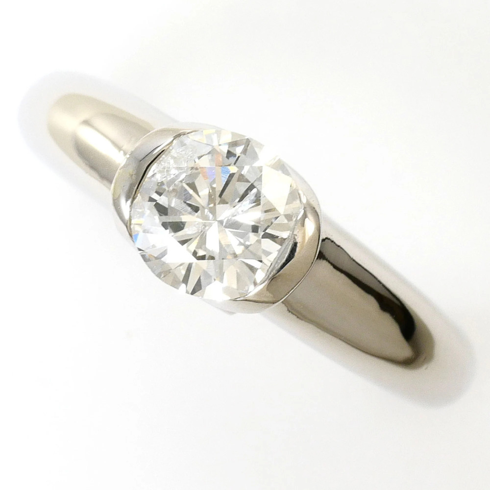 VINTAGE Silver Diamond Ring